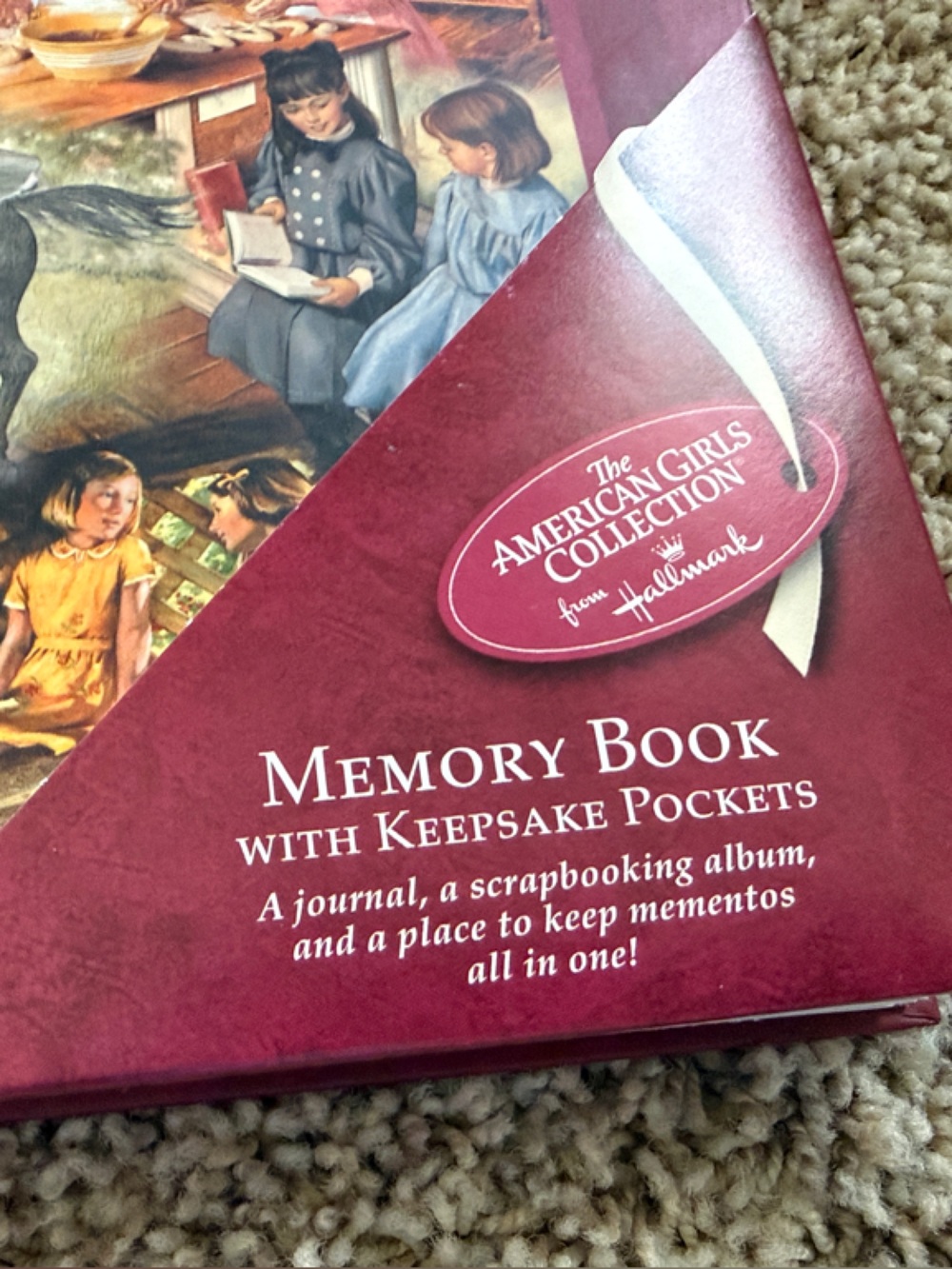 Memories of an American Girl Memory Book - Burgundy Cover - Picture 3 of 7